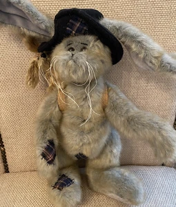 The Bearington Collection Hase Patches mit Hase im Rucksack Vintage Sammler - Bild 1 von 9