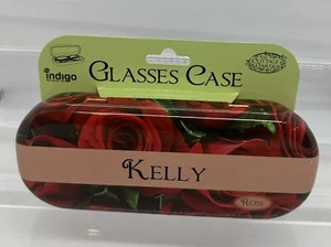 Astuccio occhiali donna rosa nuovo con nome personalizzato "Kelly" - Foto 1 di 5
