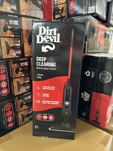 🔥Dirt Devil Corded Steam Mop w/Steam Water & Microfiber Pad, Black, MFR Sealed - Picture 1 of 5