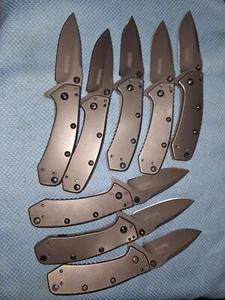 ONE ONLY Kershaw 1555TI   POCKET KNIFE   Camping Fishing    NICE   Lot 107 - Picture 1 of 4