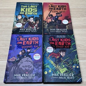 Menge 4 Die letzten Kinder auf Erden Bücher #S 1, 2, 3 & 5 Max Brallier - Hardcover Sehr guter Zustand - Bild 1 von 12