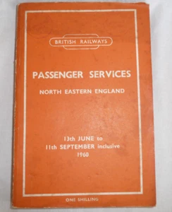 British Railways PASSENGER SERVICES North Eastern England 13June-11 Sept 1960 23 - Picture 1 of 4