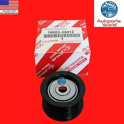 POLEA LOCA ORIGINAL OEM TOYOTA SEQUOIA TUNDRA GX460 LX570 V8 NO.1 16603-38012 Foto 1 de 4