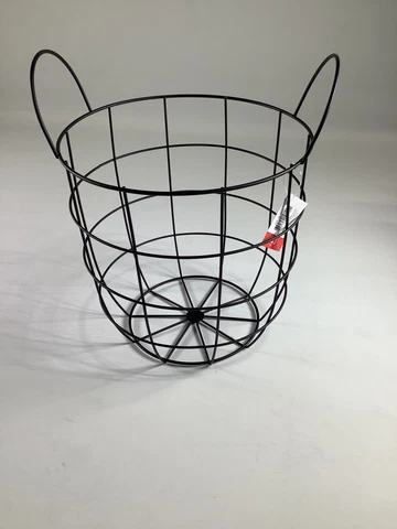 Black Wire Storage Basket 9.5"x9.5" 3 Pack Cover