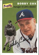 2003 Topps Heritage Atlanta Braves Baseball Card #176 Bobby Cox MG