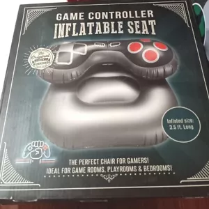 New Game Controller Inflatable Seat Gamer Max Weight 220 lbs 45" x 27" - Picture 1 of 6