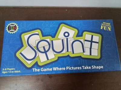 Squint Out of the Box Party Game Where Pictures Take Shape, Develop Skills - VTG - Image 1 of 4