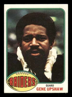 1976 Topps #295 Gene Upshaw Raiders HOF a EX (5.5) - Image 1 of 2