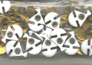 VELERO BLANCO 1/8" OJALES Juguetes para niños Lago Océano Libro de recortes Fabricación de tarjetas - Imagen 1 de 1