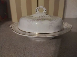 JOHNSON BROTHERS Round Covered Butter Dish or Cheese Dome - Picture 1 of 4