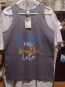 Paddle Now Breathe Later Unisex Tank Dragon Boat Kayak SUP Paddle Surfing Sports - Imagen 1 de 1