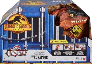 Jurassic World Dominion Uncaged Pyroraptor Ultimate Motion Sounds Figure 7N8Bze1 - Picture 1 of 5