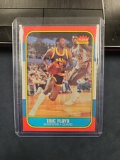 Eric Floyd 1986-87 Fleer Golden State Warriors Basketball Card #34