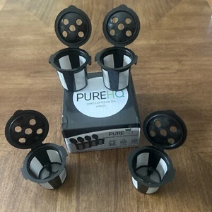 PURE HQ Perfect Pod Reusable K Cup Pod Coffee Filters-4-Pack NEW - Picture 1 of 8