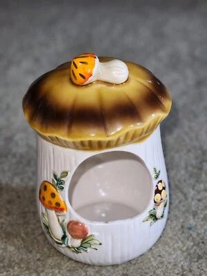 Vintage Merry Mushroom Ceramic Plant Hanging Mushroom - Image 1 of 4