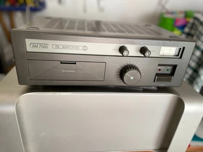 RCF AM-7060 AMPLIFICATORE MONO VINTAGE USO "PA" /STRUMENTI MUSICALI FUNZIONANTE Foto 1 de 4