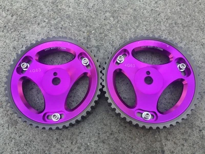Polea de engranajes de leva ajustable para MITSUBISHI EVO 1-8 Eclipse 4G63 4G63T 2 piezas Foto 1 de 3