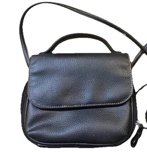 Handbag Small Buxton Genuine Leather Flap Shoulder Bag  Crossbody - Picture 1 of 6