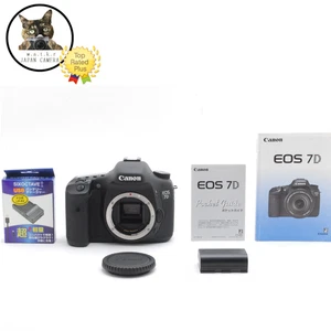 [ Near MINT ] Canon EOS 7D 18.0MP Digital SLR Camera Black Body Only From Japan - Picture 1 of 9