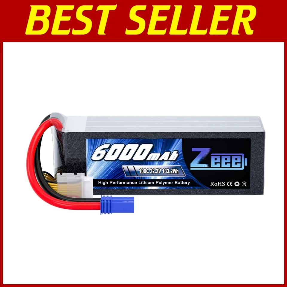Versatile 6000mAh 22.2V RC Battery with EC5 Plug - Image 1 of 4