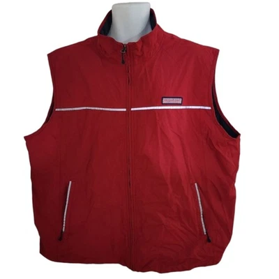 Vineyard Vines Nor'easter Fleece Lined Reflective Nylon Vest Outerwear - Men's - Image 1 of 4