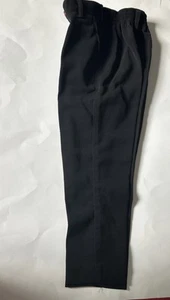 Boy Dress Pants Flat Front  Black Toddler Size-4 Length- 24 Waist-18 - Picture 1 of 6