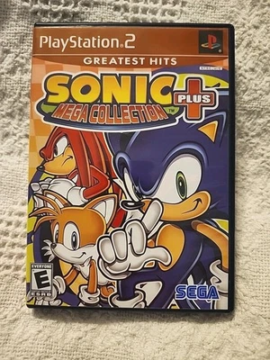 Sonic Mega Collection Plus PS2 PlayStation 2 Grandes Éxitos Videojuego Probado en Caja Original Foto 1 de 4