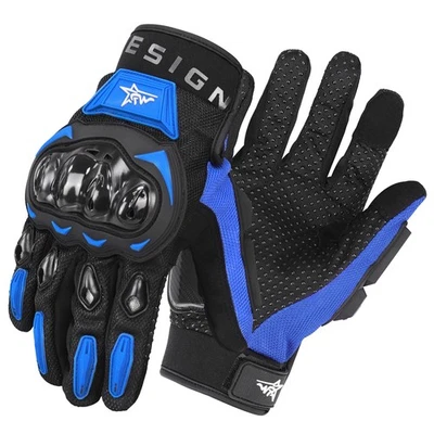 Guantes antideslizantes con pantalla táctil de dedo completo para hombre para motocicletas carreras ciclismo Foto 1 de 4