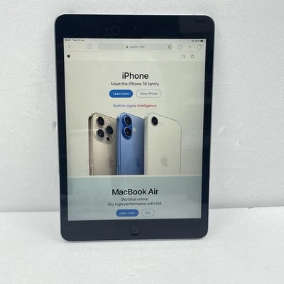 Apple iPad Mini 2 A1489 16GB WiFi Space Grey – Tested Fully Working VGC Tablet  - Image 1 of 4