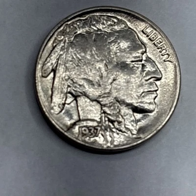 1937 P Buffalo Nickel Slider Uncirculated - Image 1 of 4