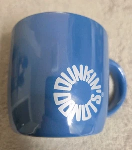 2014 Dunkin' Donuts Iridescent Pearl Blue Mug Circle Logo 14 oz EUC! - Picture 1 of 5