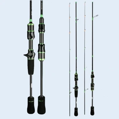 Fishing Rod Spinning Casting Rods Lure Carbon Fiber Ultra Light Fast Action Pole - Image 1 of 4