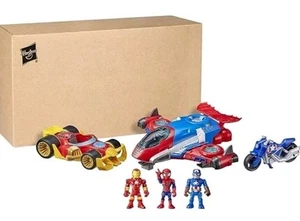 Figura Marvel Super Hero Adventures y Jetquarters Multipack, 3 figuras de acción... - Imagen 1 de 1