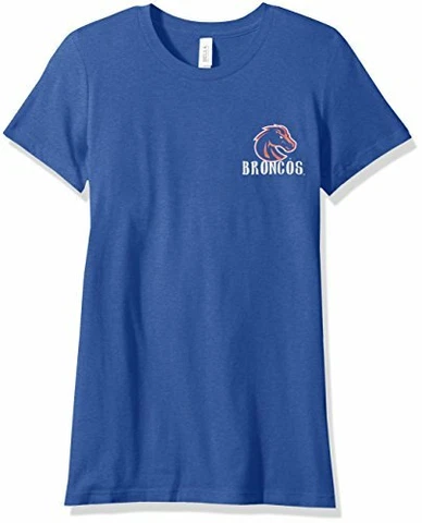 NCAA Boise State Broncos Women's Double Pattern Scroll Favorite Short sleeve Cover