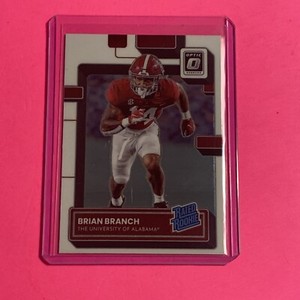 🎆Brian Branch New 2023 Optic Rated Rookie Card Detroit Lions Alabama 🚨