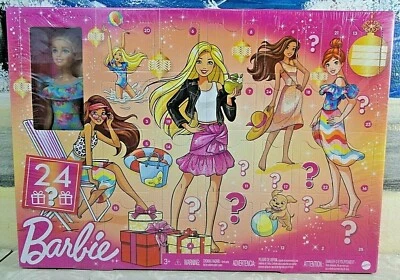 Mattel Barbie ADVENT Calendar 2021 Hard to Find *New/Sealed!* - Image 1 of 2