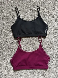 2 Reebok Sports Bras *No Size Tag Speedwick - Picture 1 of 6