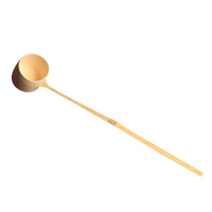 Long Handle Bamboo Spoon Water Bailer Bamboo Water Gourd Ladle Spoon
