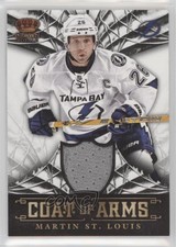 2013-14 Panini Crown Royale Coat of Arms Materials Martin St Louis #CA-MSL HOF