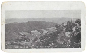 Postal de Warm Springs, VA Virginia 1907, vista de pájaro - Imagen 1 de 2