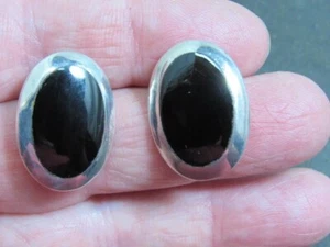 orecchini onice nero sterling sud ovest - Foto 1 di 5