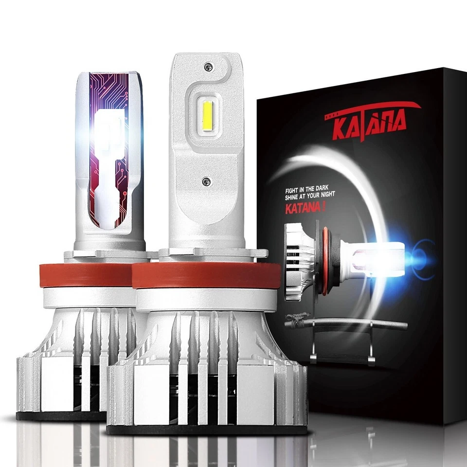 KATANA H11 H8 H9 LED Bulbs - Adjustable Beam Design - 12000LM 72W 6500K - Image 1 of 1