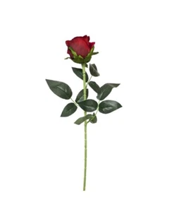ROSA ROSSA BOCCIOLO IN VELLUTO H.76 CM D.7 CM - Foto 1 di 1