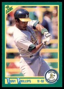 1990 Score Tony Phillips Baseball Cards #84