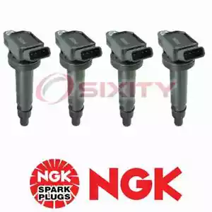 For Scion xB NGK 4 pc Ignition Coils 2.4L L4 2008-2015 x2 - Picture 1 of 4