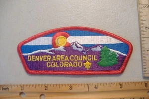~DENVER AREA COUNCIL~COLORADO~FABRIC BOY SCOUT PATCH~ - Picture 1 of 1
