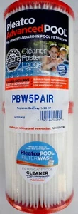 PLEATCO ADVANCED PBW5 PAIR FILTER CARTRIDGES - BEST WAY PUMP  - Picture 1 of 5