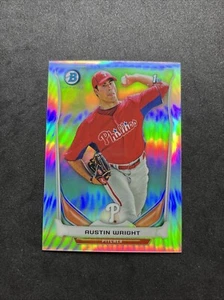 Bowman Chrome Prospects 2014 refractor/500 Austin Wright #BCP80 - Imagen 1 de 2