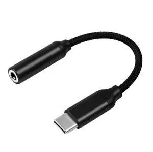 For All Samsung Phones and Devices Type C To 3.5 mm Audio AUX Headphones Adapter - Picture 1 of 2