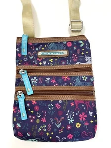 Lily Bloom Crossbody Purse Multicolor Unicorn and Flowers Small - Picture 1 of 17